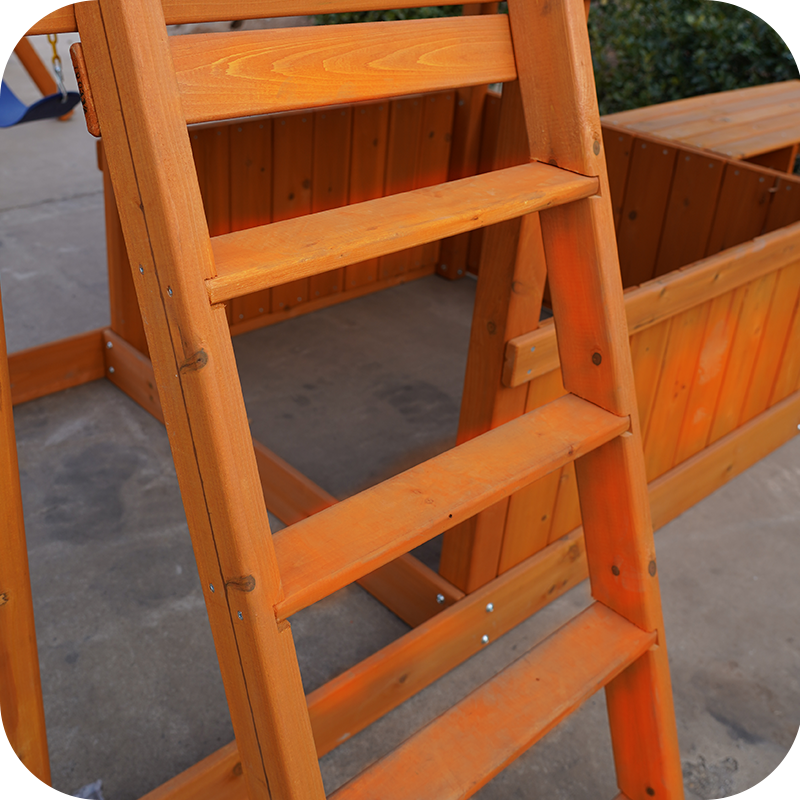 Natural Wood Climbing Rack