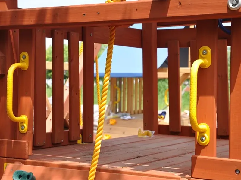 Wooden Outdoor Playground Equipment for Children 特色5