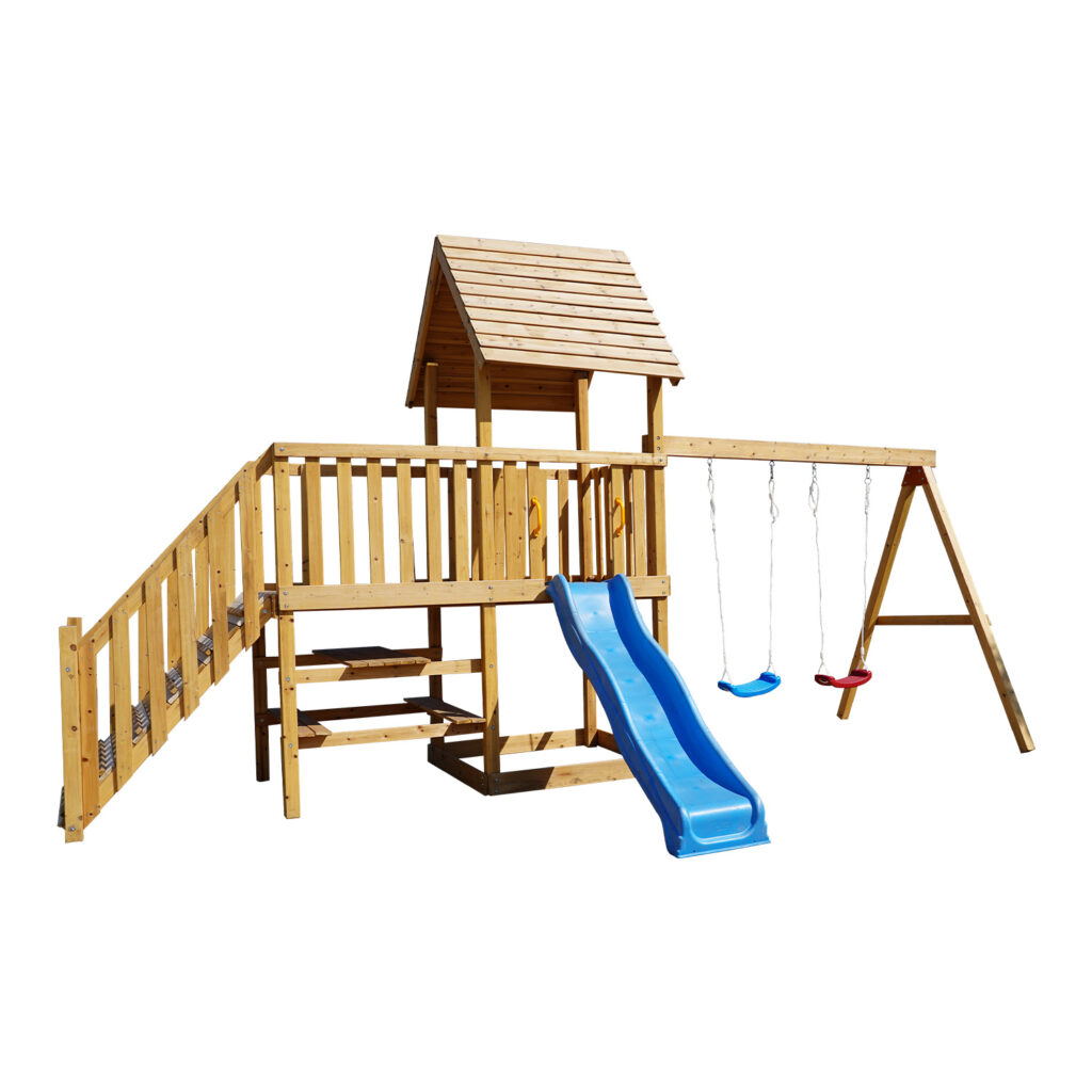 WOODEN SWING SET