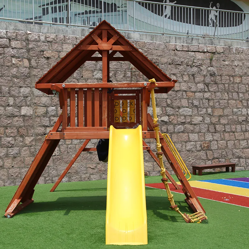 9 feet indoor outdoor slide kids plastic playground slide (2)