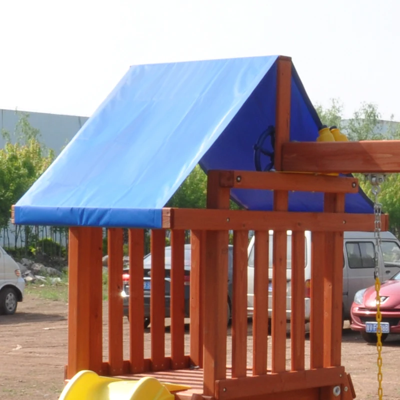 Available in wood and tarp roof.Optional monkey bar and loft add ons for more fun.