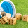 Collapsible Bucket Combination Wooden Dice (3)