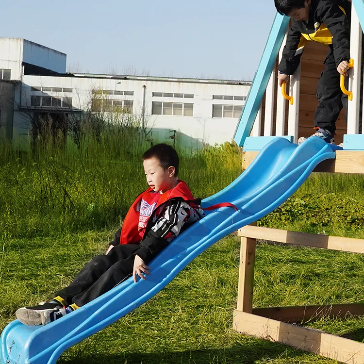 Outdoor Children Plastic Wave Slide for Kids 3