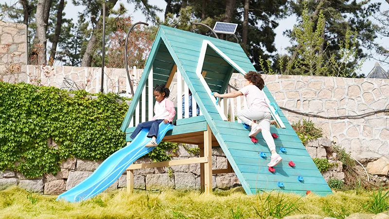 Why build a playground for kids in the backyard