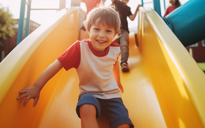 Children playground Slide