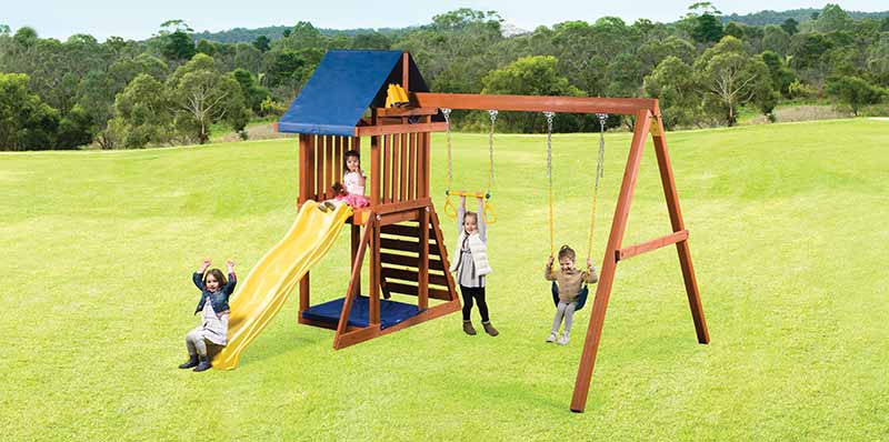 wooden playground outdoor