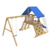 Kids Outdoor Playground Wooden Climbing Frame