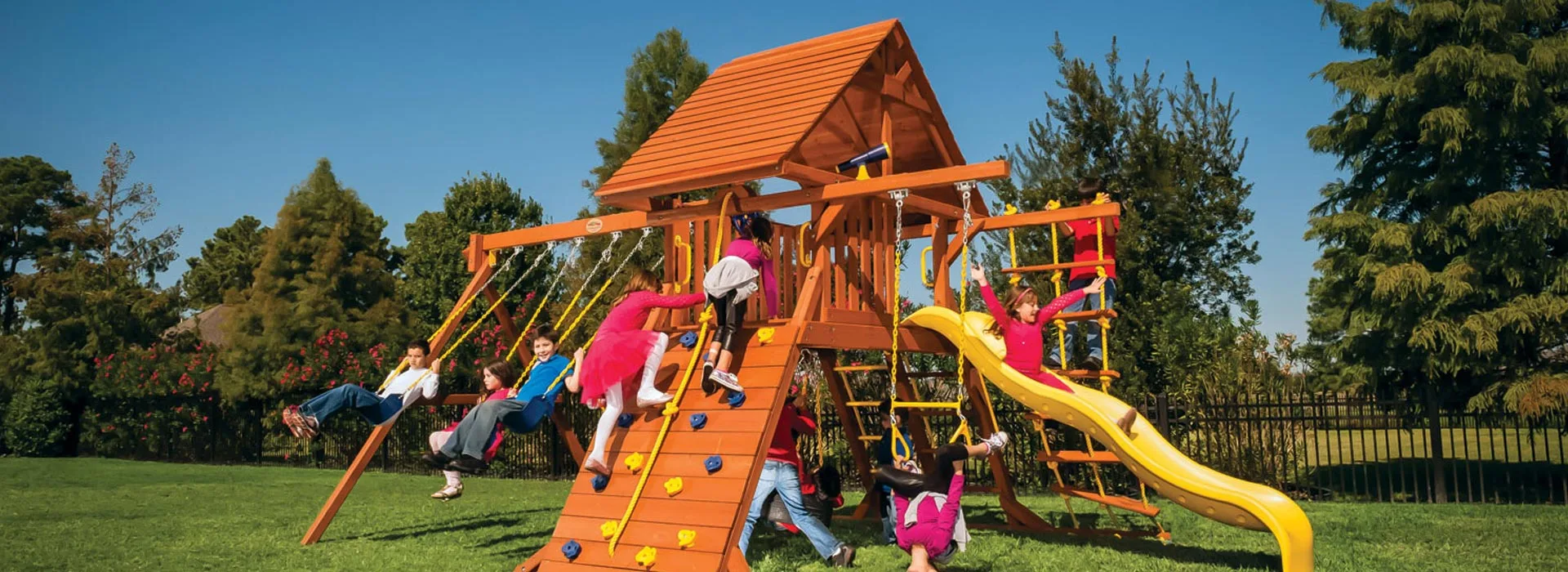 Manufacturers of children outdoor playgrounds