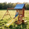 wooden swing set