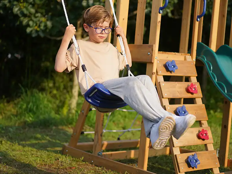 custom swing set