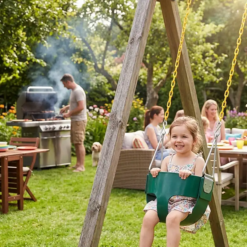 infant bucket swing seat