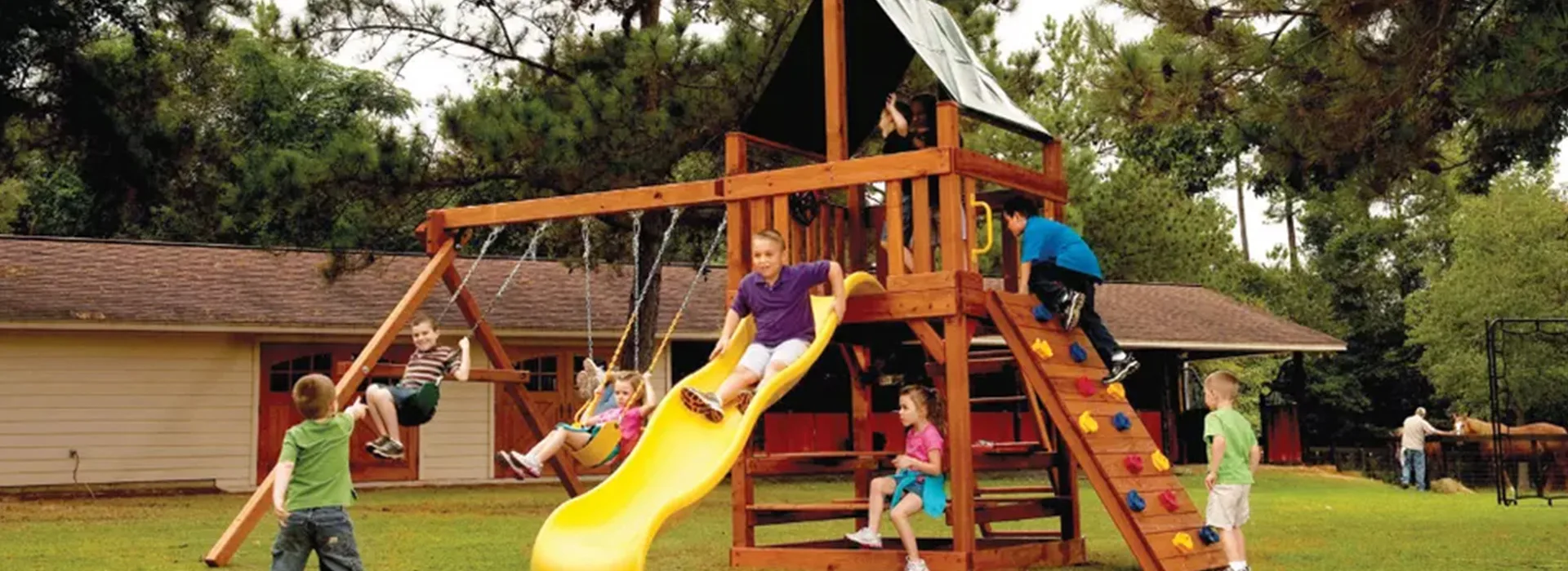 kid playground slide