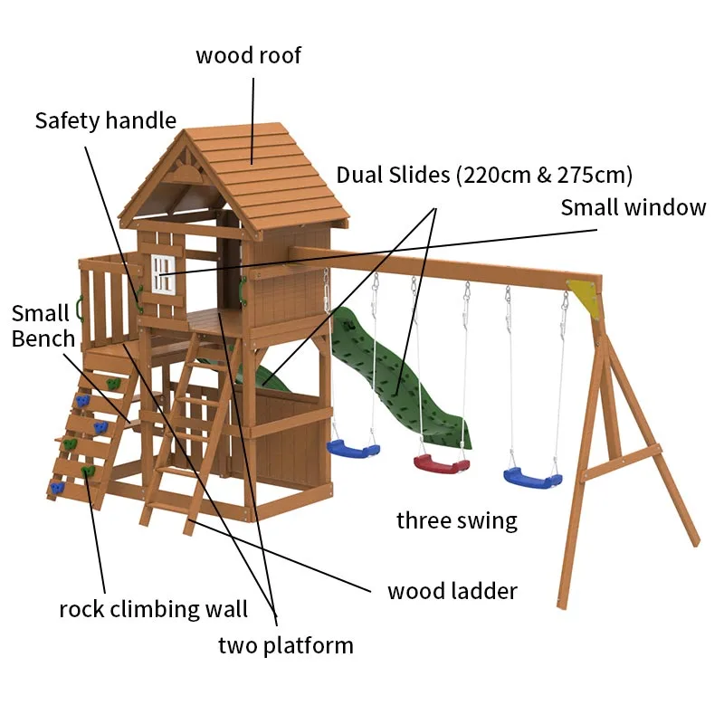outdoor playground set