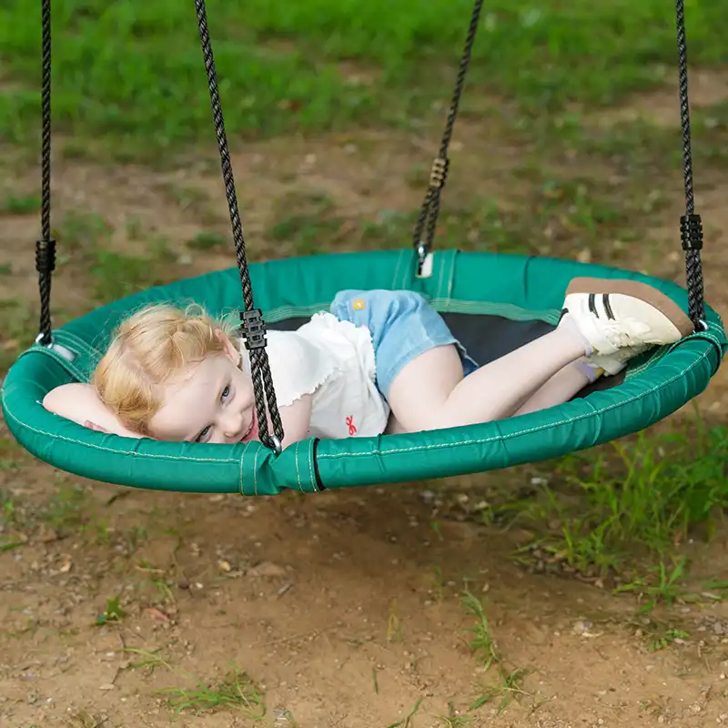 outdoor saucer swing