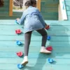 outdoor slide swing set