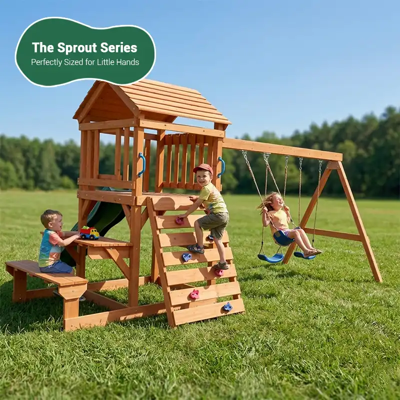 outdoor swings set