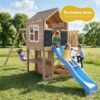 play swing set