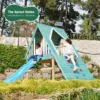 small outdoor swing set