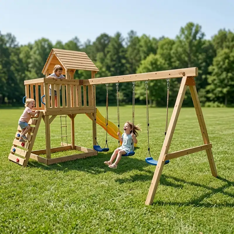swing set small backyard