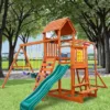 wood playground set