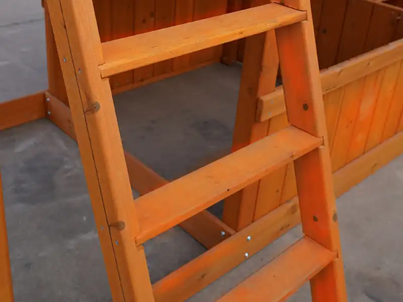 wooden ladder