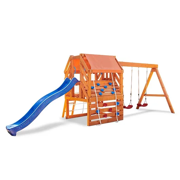 wooden swing set